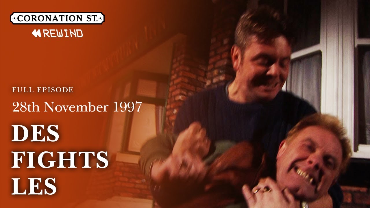 Des VS Les!!! | 28th November 1997 | Coronation Street Rewind