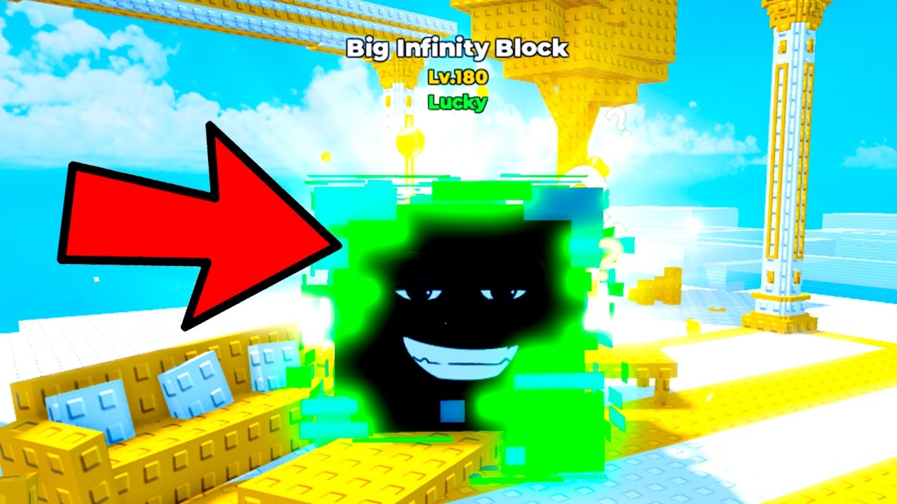 ABRÍ el LUCKY INFINITY LUCKY BLOCK OP en ESCAPA DEL TSUNAMI por los BRAINROTS y ESTO PASÓ