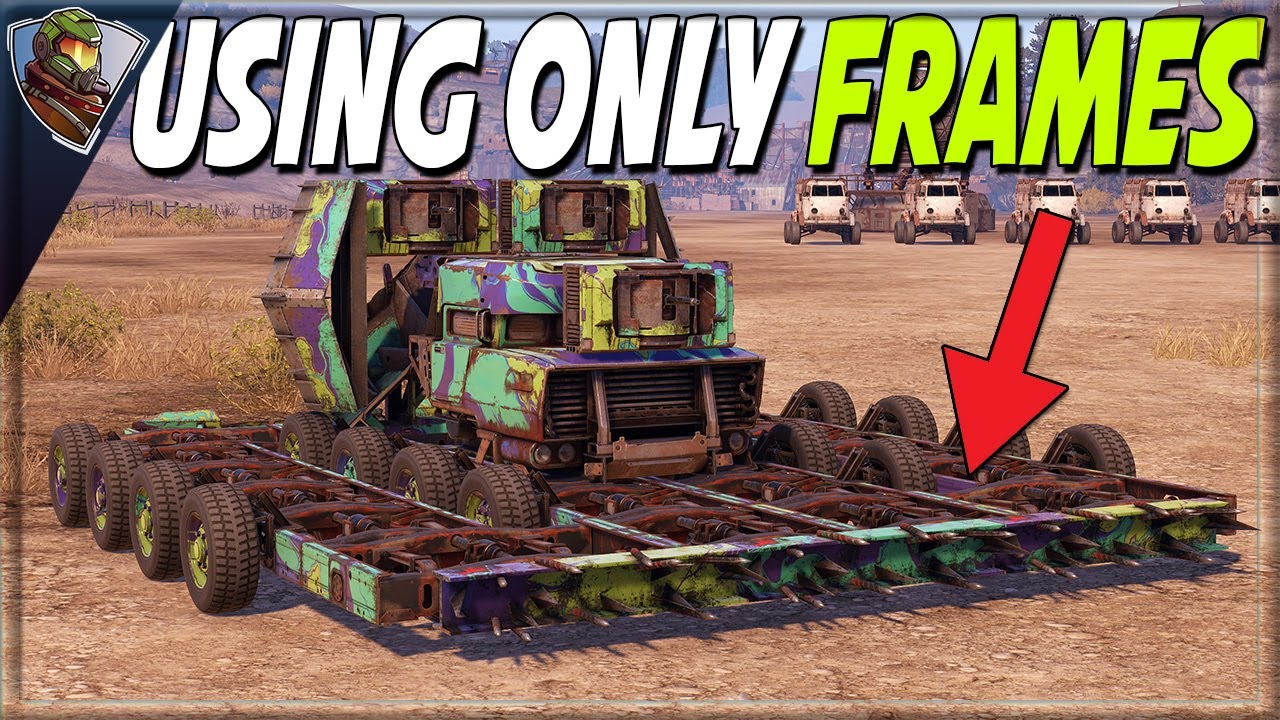 I tried one of the oldest META's in Crossout using only frames to defeat other players