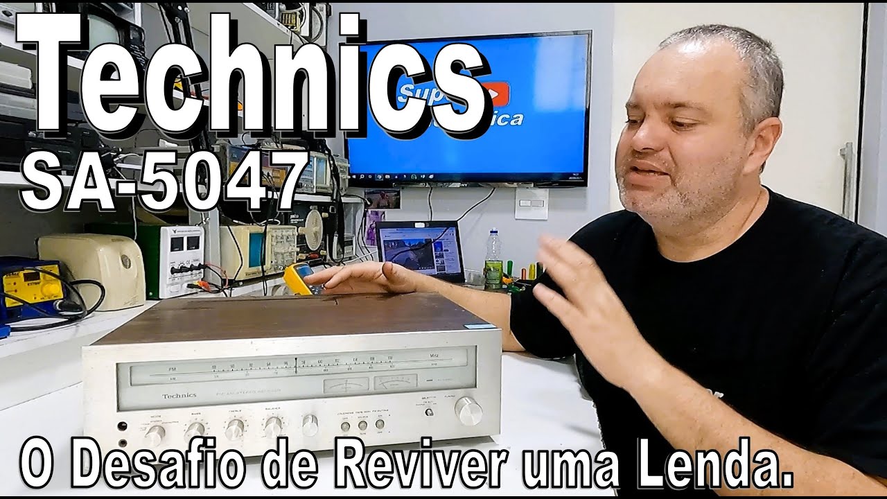 Receiver Technics SA-5047: O Desafio de Reviver uma Lenda.