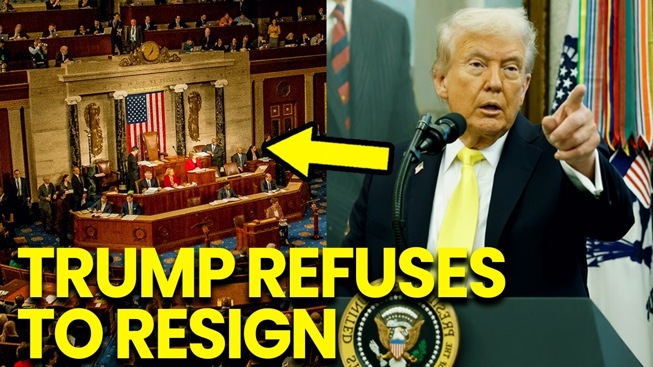 Trump Refuses to Resign after Congress Explodes on Him