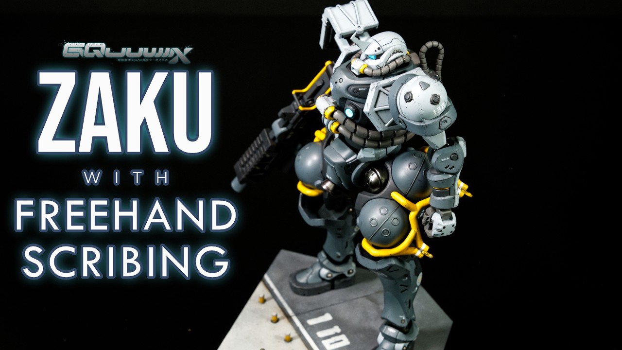 Я попробовал писать от руки с помощью этого HG Zaku от GQuuuuuux
