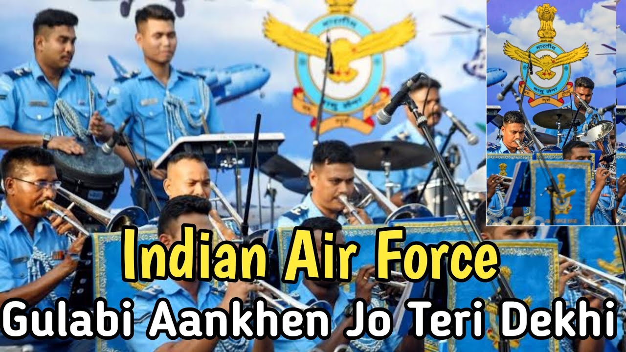 Gulabi Aankhen Jo Teri Dekhi | 🇮🇳 Indian Air✈️ Force Musicians | Bharat Parv 2025 | Red Fort | Delhi