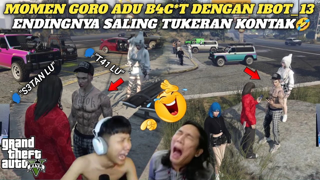 MOMEN GORO ADU B4C*T DENGAN IBOT_13 , ENDINGNYA SALING TUKERAN KONTAK 🤣 | GTA 5 ROLEPLAY