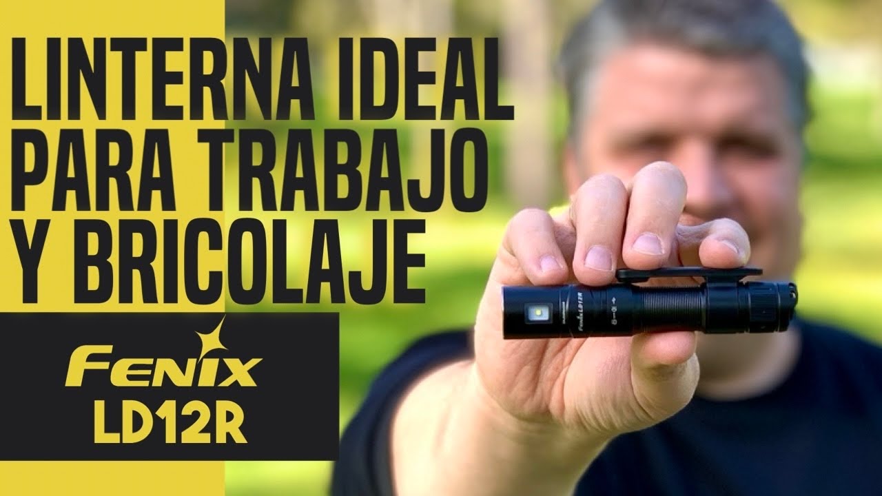 FENIX LD12R: linterna de TRABAJO potente y MULTIUSOS. Revisión EDC4K