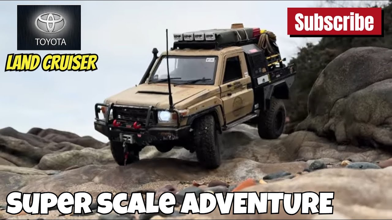 Scale Toyota Land Cruiser LC70 by Boomracing Super Scale Trailing Adventure