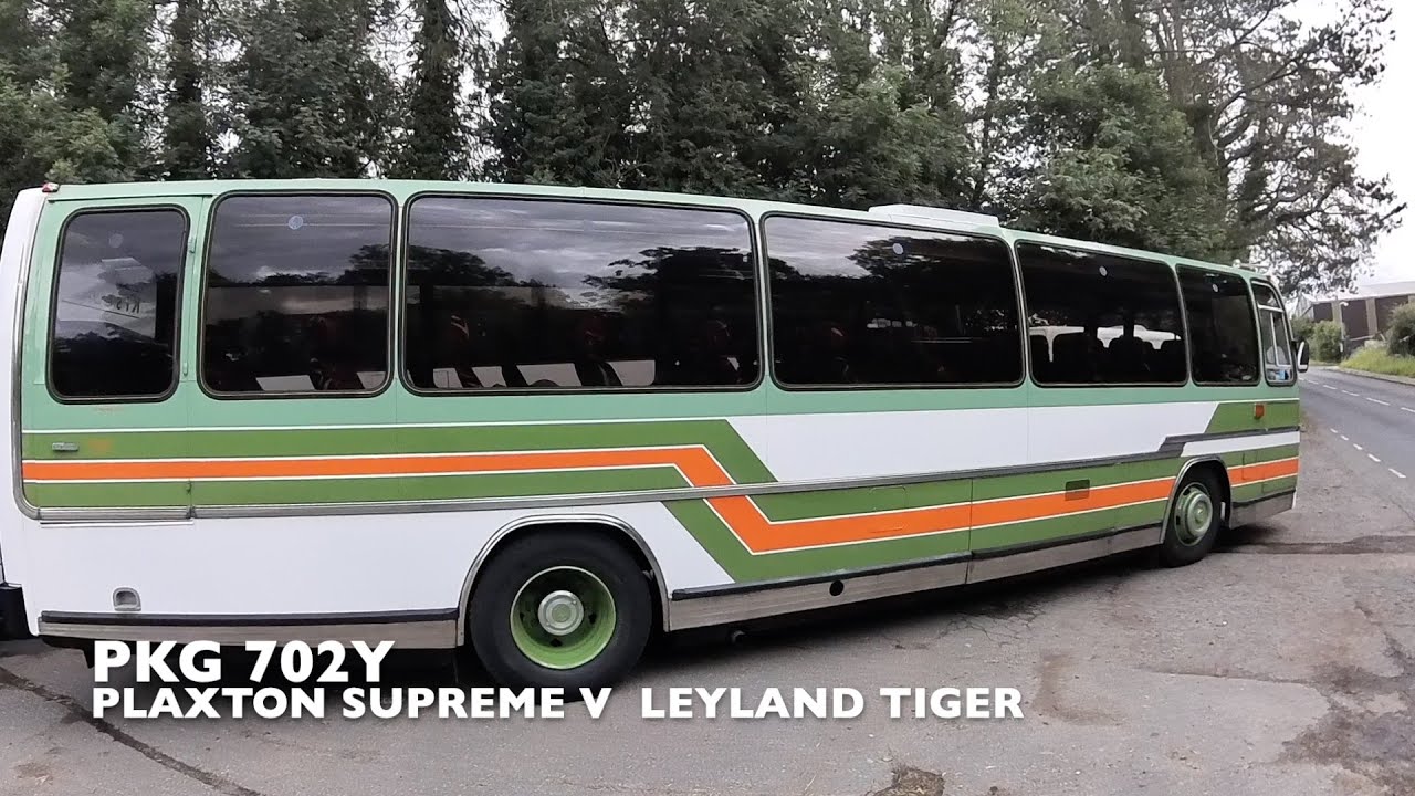 PKG 702Y Plaxton Supreme V bodied Leyland Tiger Preserved Henley's Abertillery @ KT's Coaches Kendal