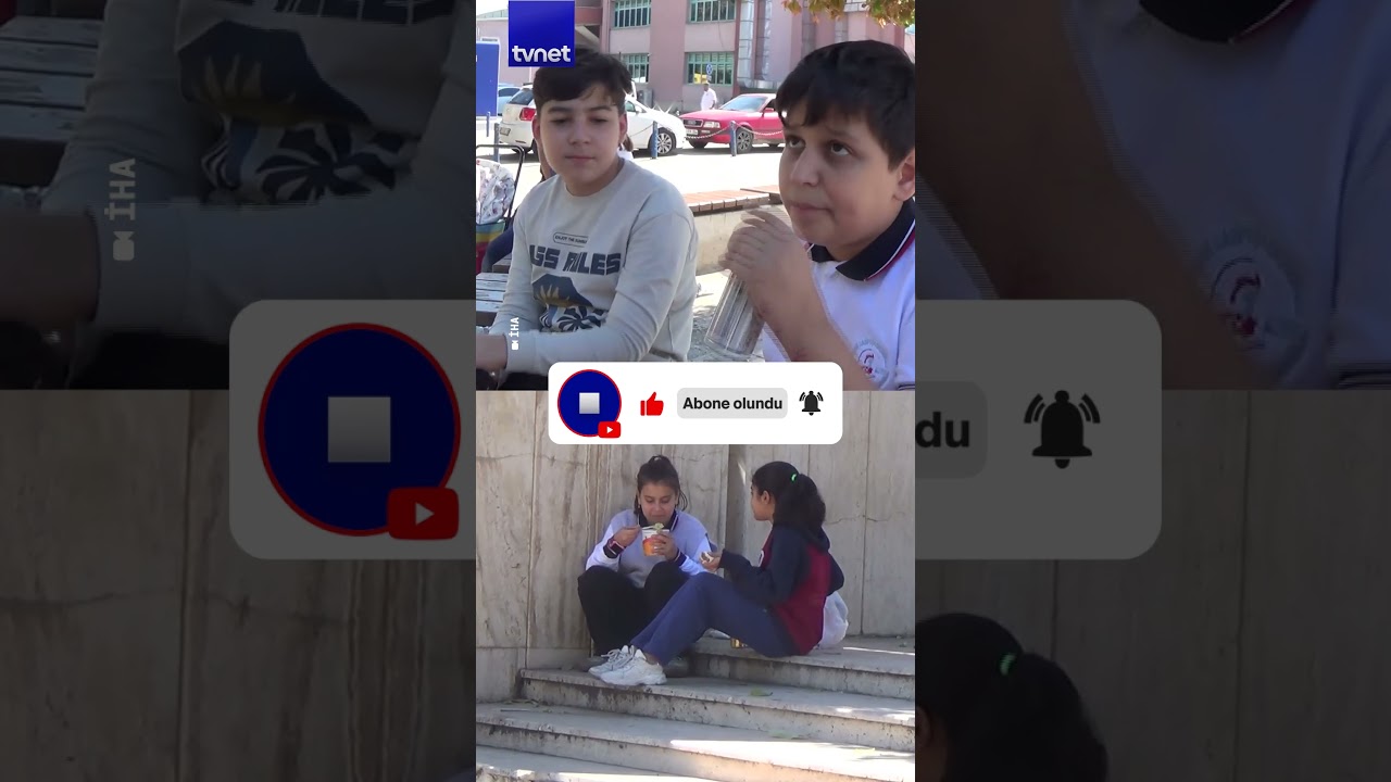 İnsanlık dışı manzara: Paralı yemekhaneye alınmıyorlar, sokakta yemek yiyorlar #eğitim #haber #okul