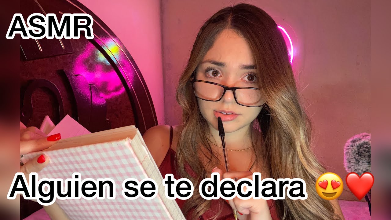 ROLEPLAY - La Chica TIMIDA de Clase Se Te Declara ❤️/ Asmr Honeys 🐝🍯