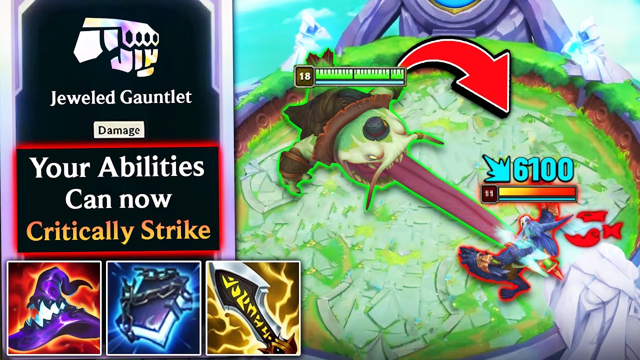 Tahm Kench, but my abilities can now CRIT (6000 DMG ONE-SHOTS!?) | 2v2v2v2 Arena