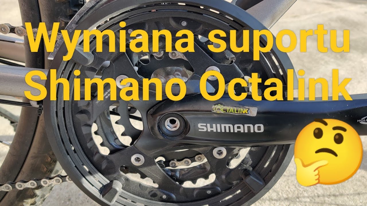Wymiana suportu Shimano Octalink