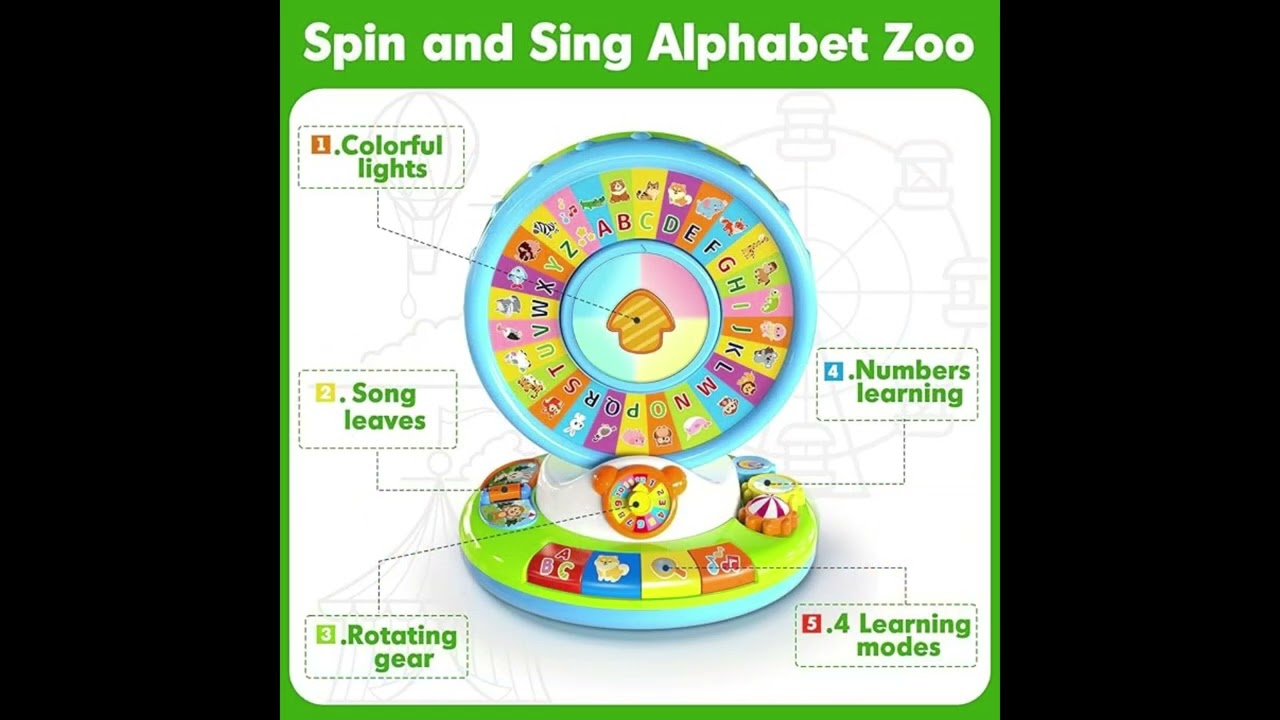 Duchong Spin and Sing Alphabet learning toy