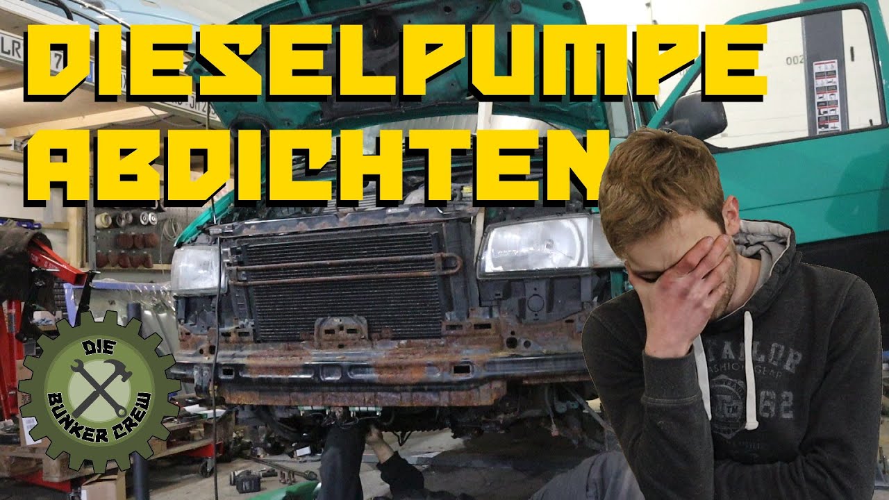 Einspritzpumpe abdichten geht schief - VW T4 2,5l TDI