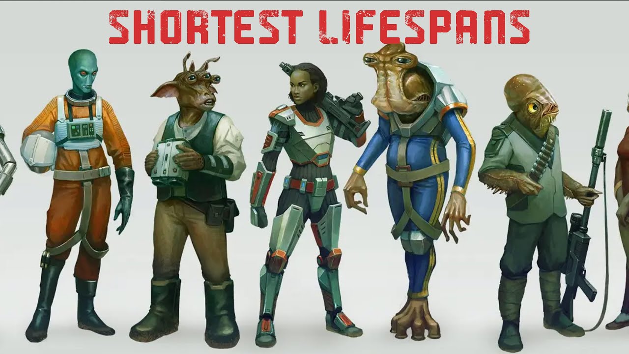 Which Species has the Shortest Lifespan in Star Wars?
