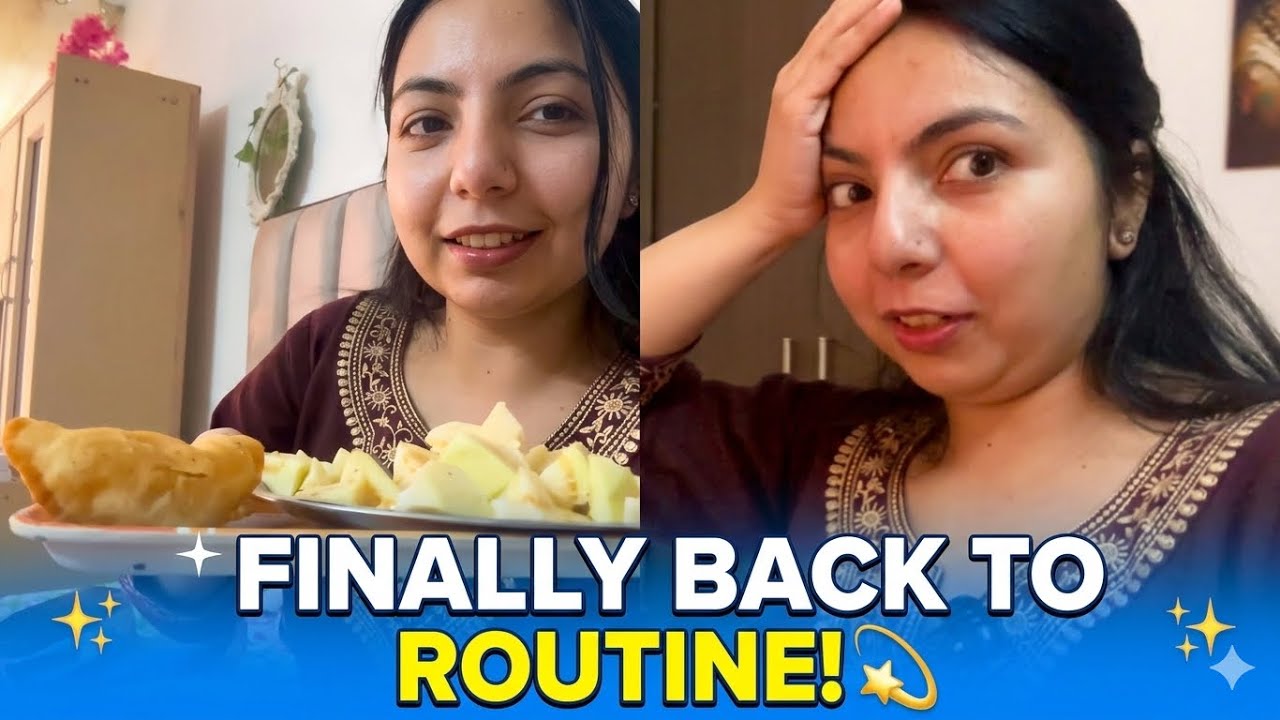 |Vlog-39| Finally Back To Routine!✨💫