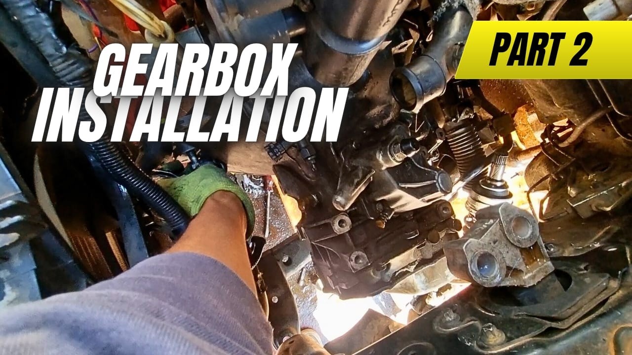 Gearbox Installation On my car [ Part 2 ]