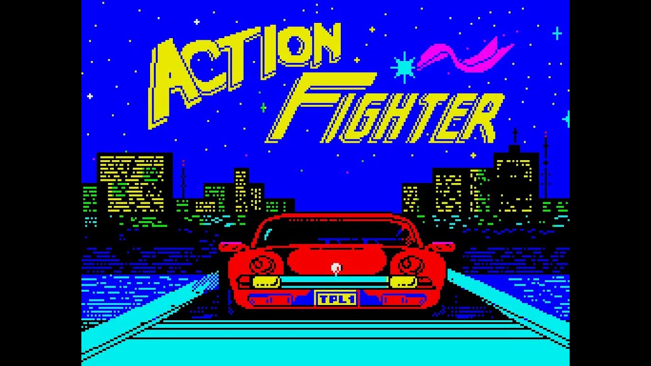 ZX Spectrum Longplay [244] Action Fighter (EU)
