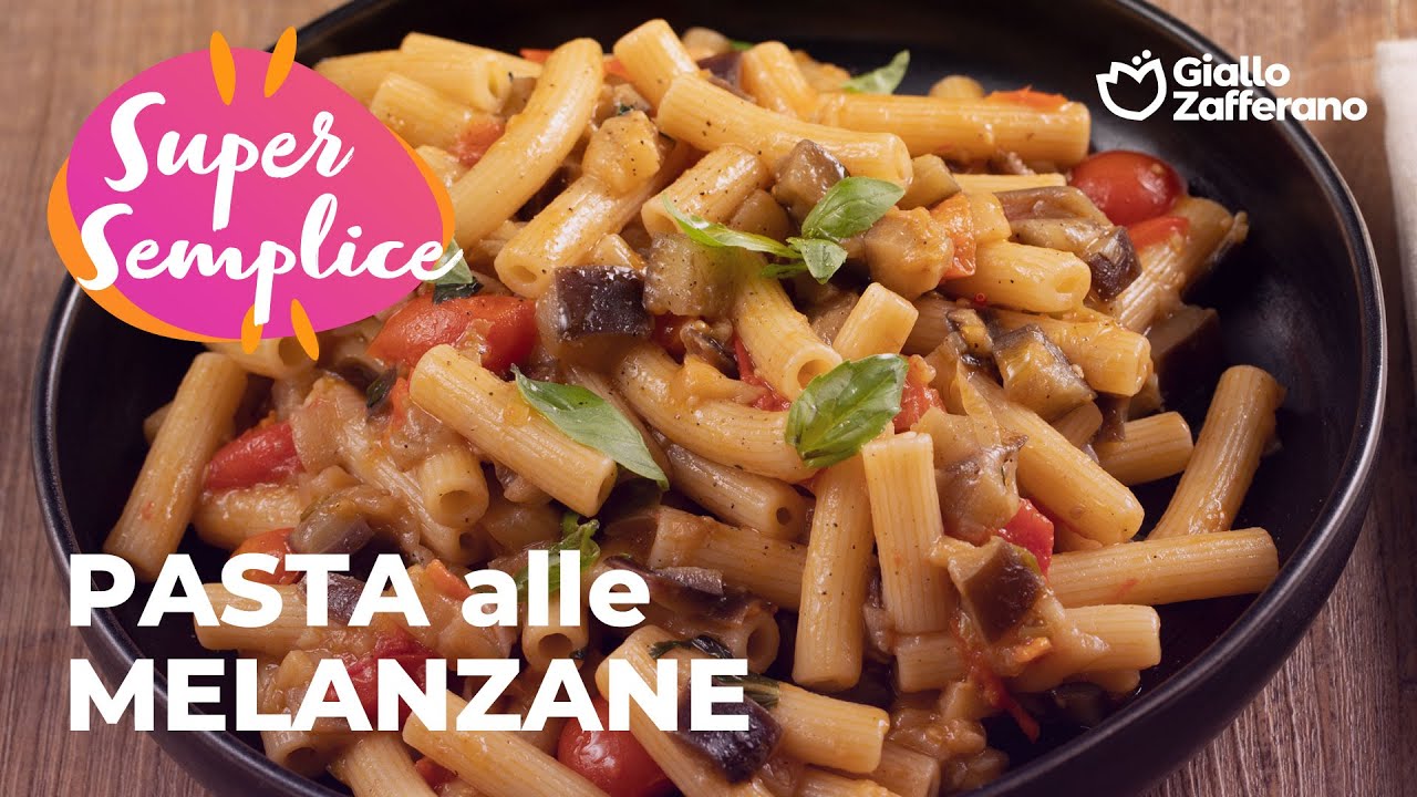 PASTA alle MELANZANE🍆🍝 SEMPLICE e COLORATA!💜😍