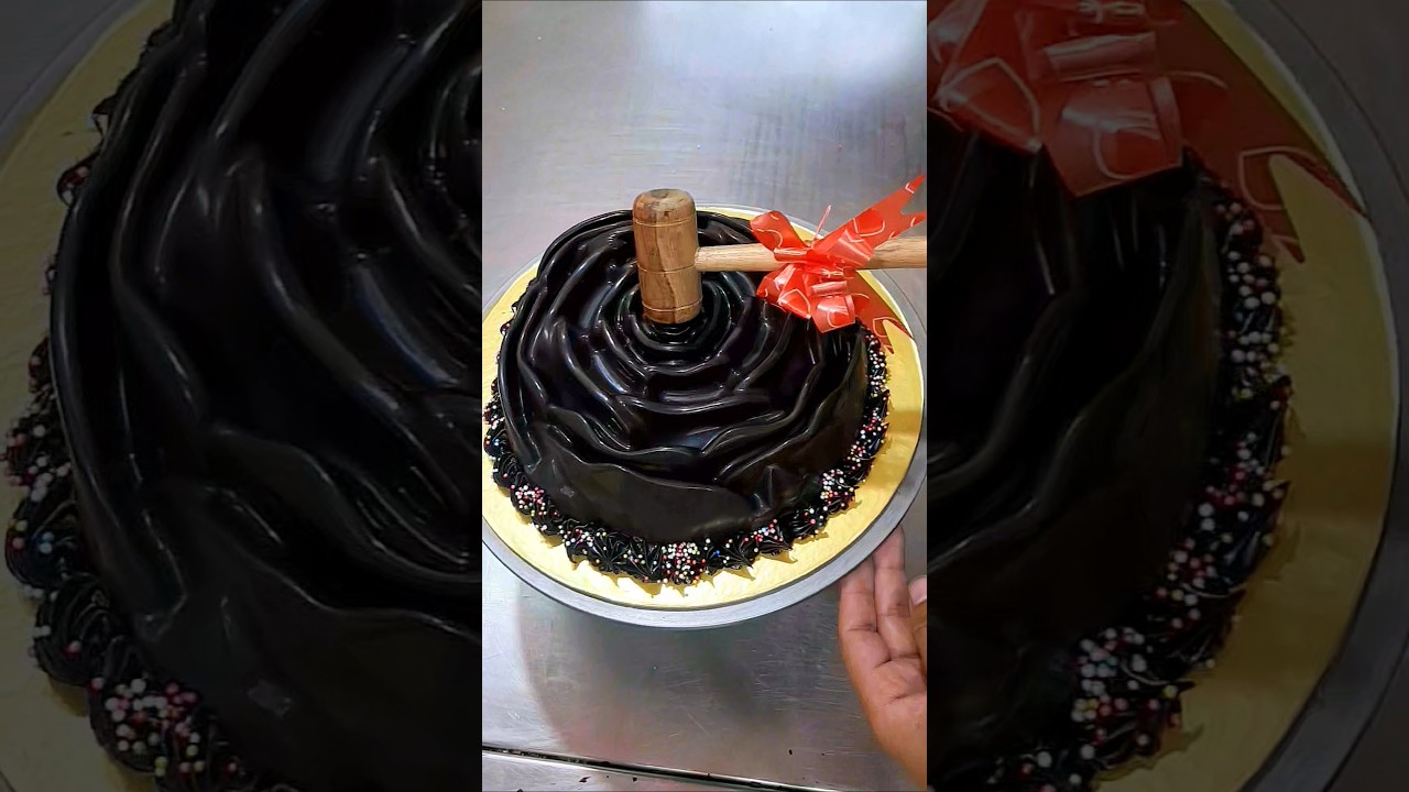 Chocolate Pinata Cake #shorts #pinatacake #chocolatedessert #trending