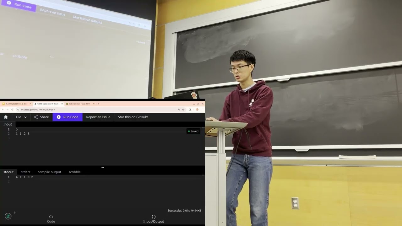 MIT 6.S088 2026 Lecture 5 (Trees 2 - Iterative DFS, Tree Rerooting, Centroid Decomposition)