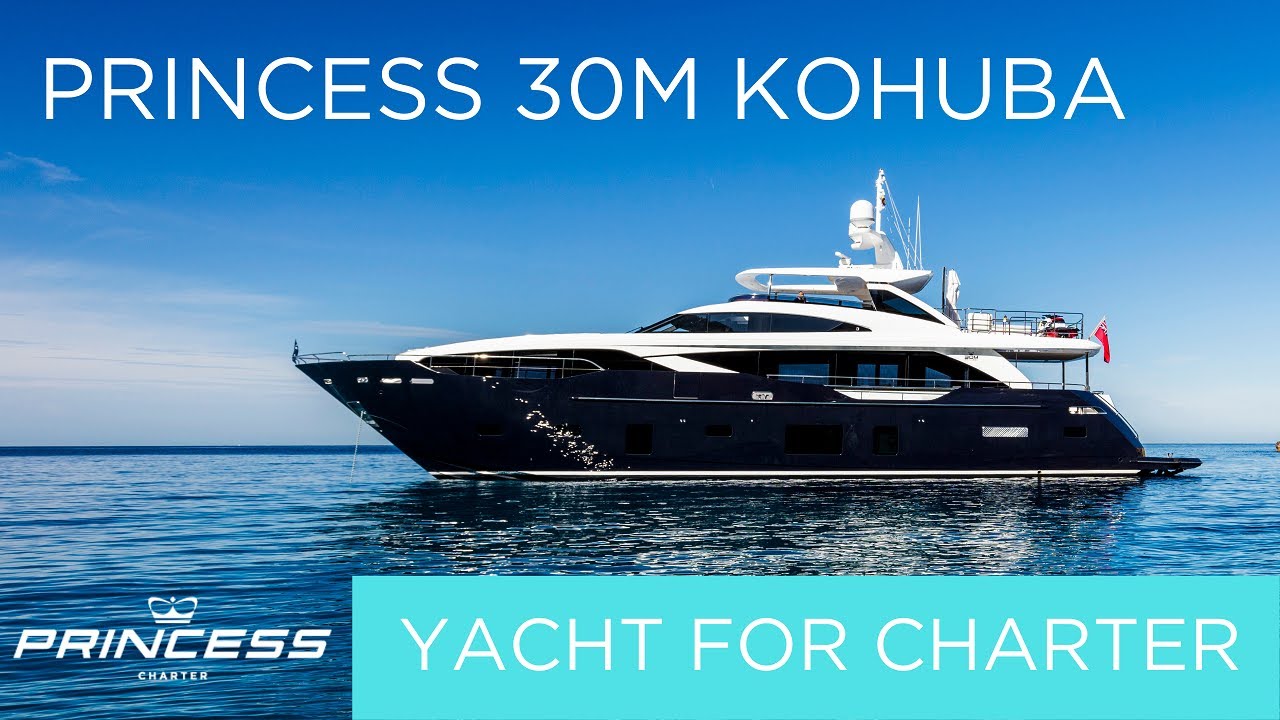 Princess Yacht Charter: On Board the luxury yacht Princess 30M Kohuba