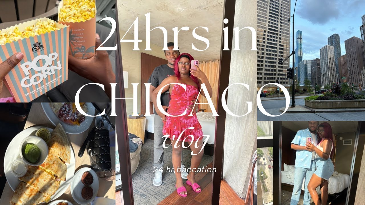 24 Hours in Chicago with My Man 💕 | Couples Travel Vlog
