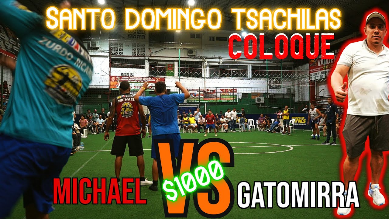 Ecuavoley 2024 Gato Mirra vs Michael en Santo Domingo