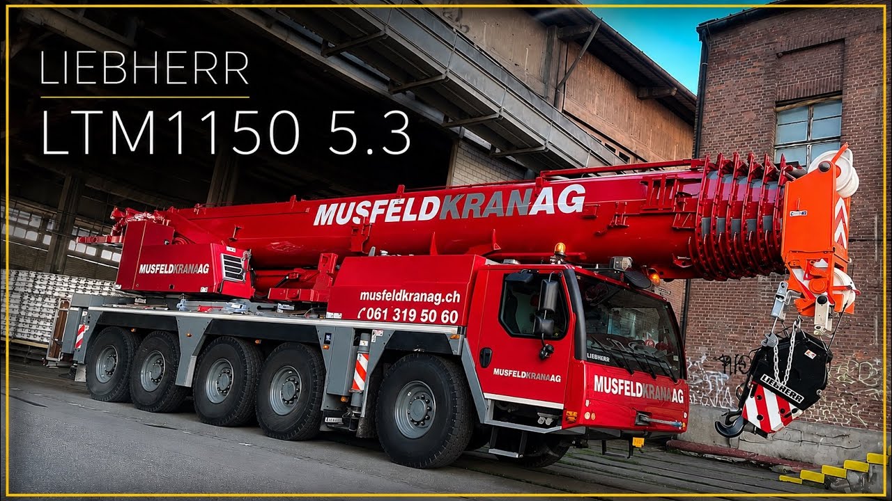 🚧 Liebherr LTM 1150-5.3 | Mobilkran im Einsatz