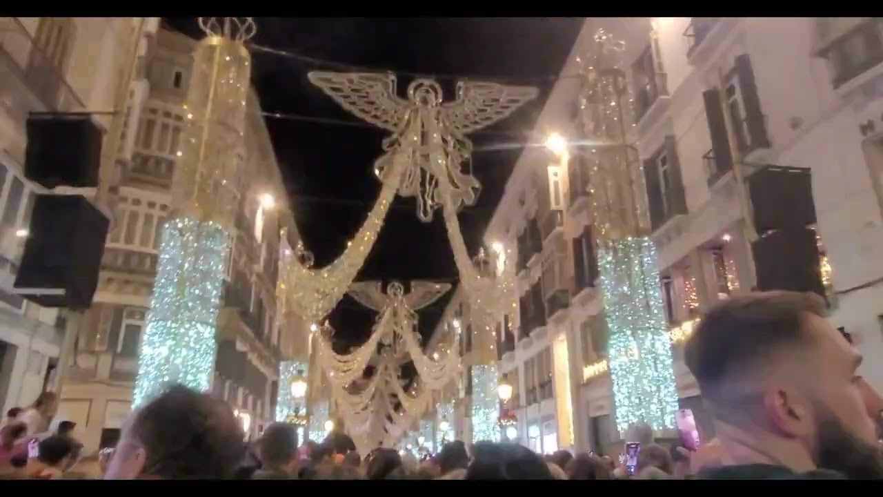 Alumbrado de Navidad, Málaga 2024 - 2025.