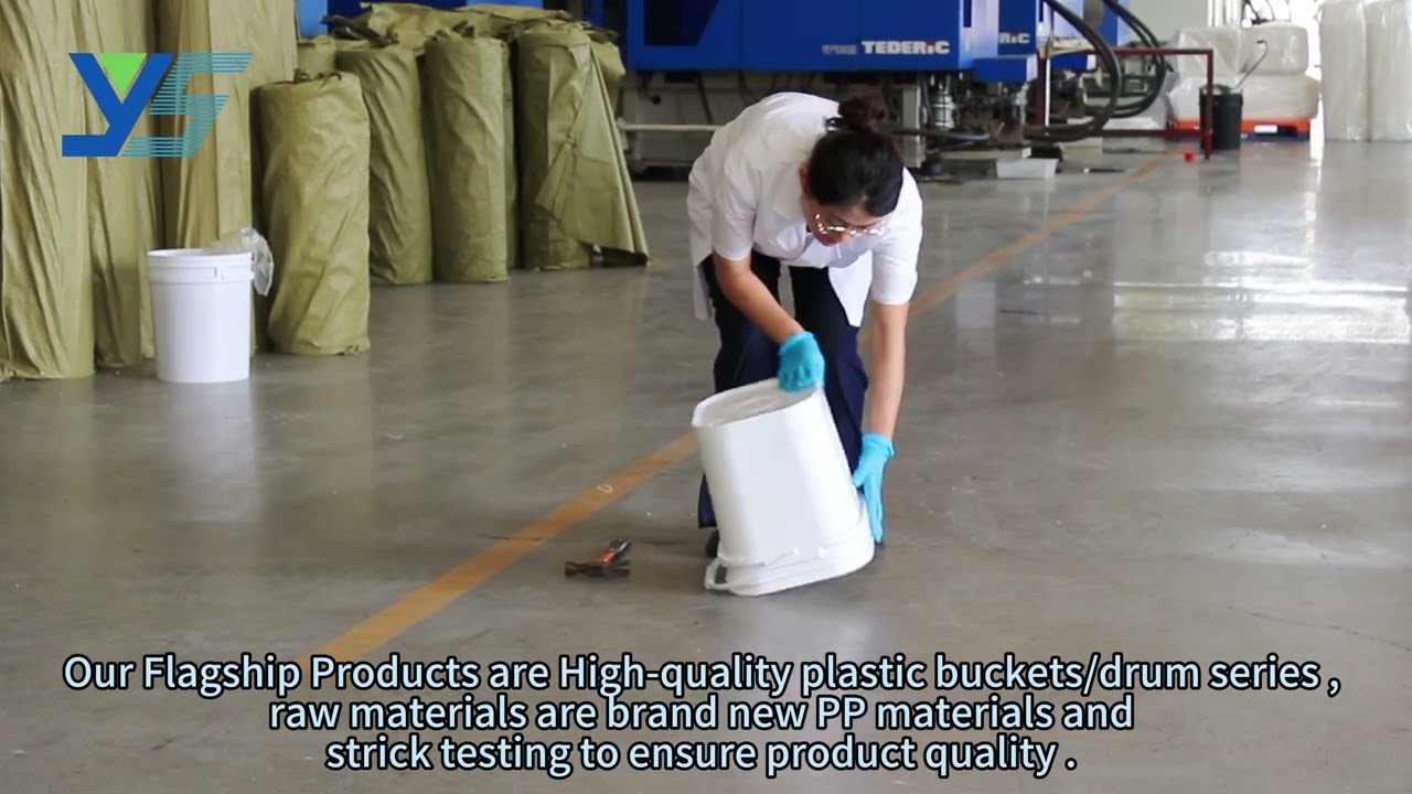 Square Plastic Bucket Strength Test!