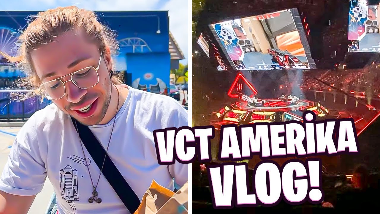 VALORANT Dünya Şampiyonası için AMERİKA'ya gittim! (VLOG)