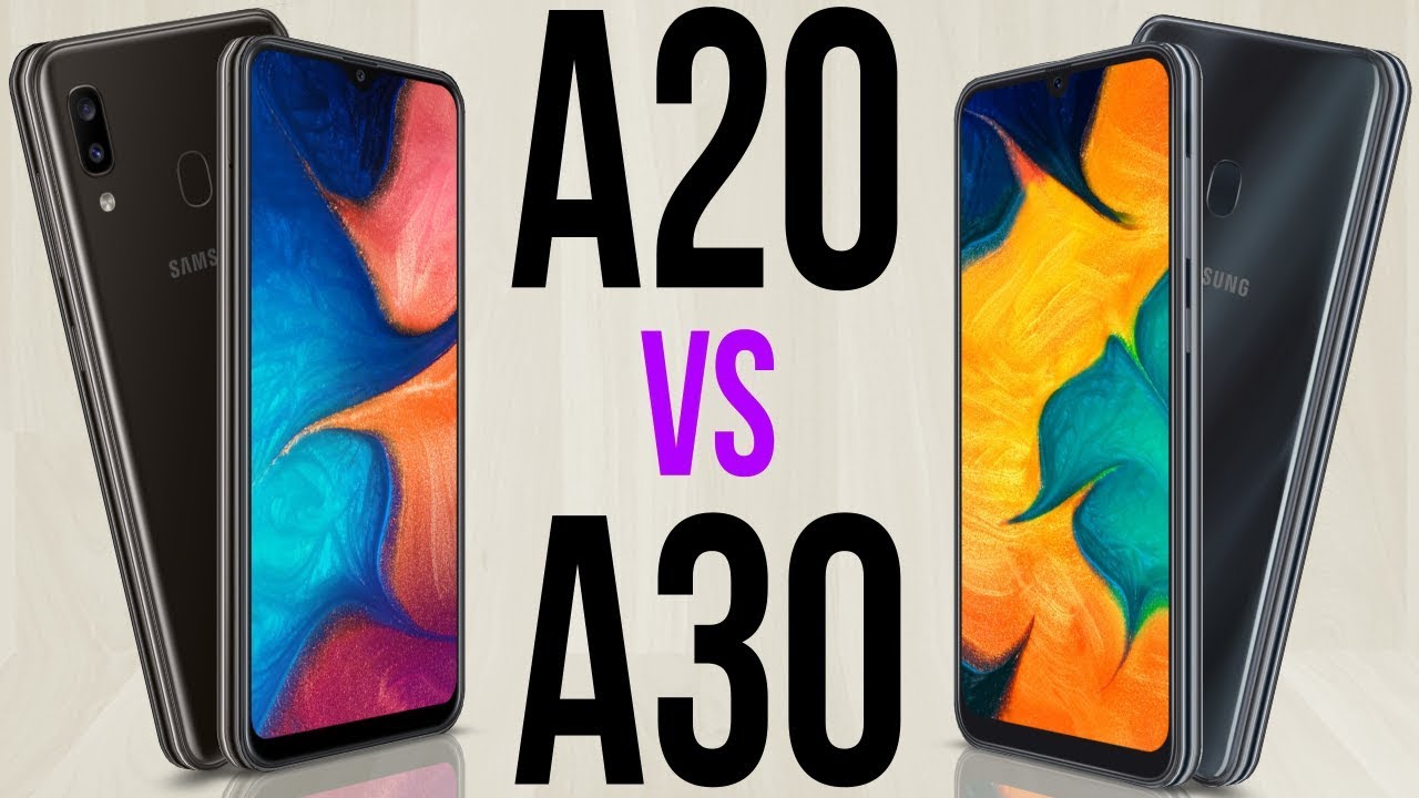 A20 vs A30 (Comparativo)