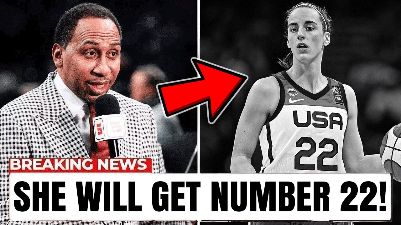 STEPHEN A. SMITH JUST CONFIRM  CAITLIN CLARK SHE GET NUMBER 22 WITH TEAM USA!