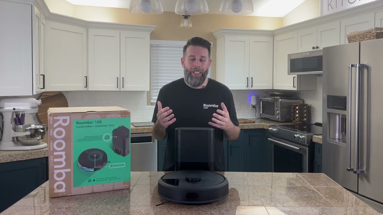 Getting started with Roomba® 105 Combo Robot + AutoEmpty™ dock