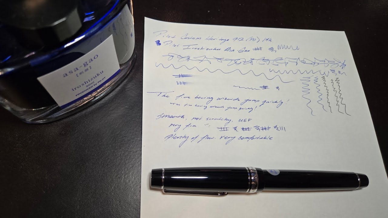 Pilot Custom Heritage 912 Posting Nib Fountain Pen Review
