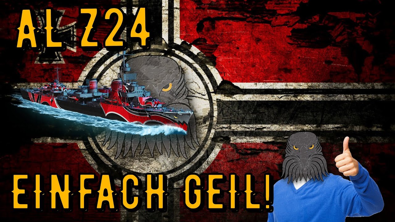 World of Warships Legends - AL Z24 - Tier 7 - Einfach Geil! [deutsch/ gameplay]