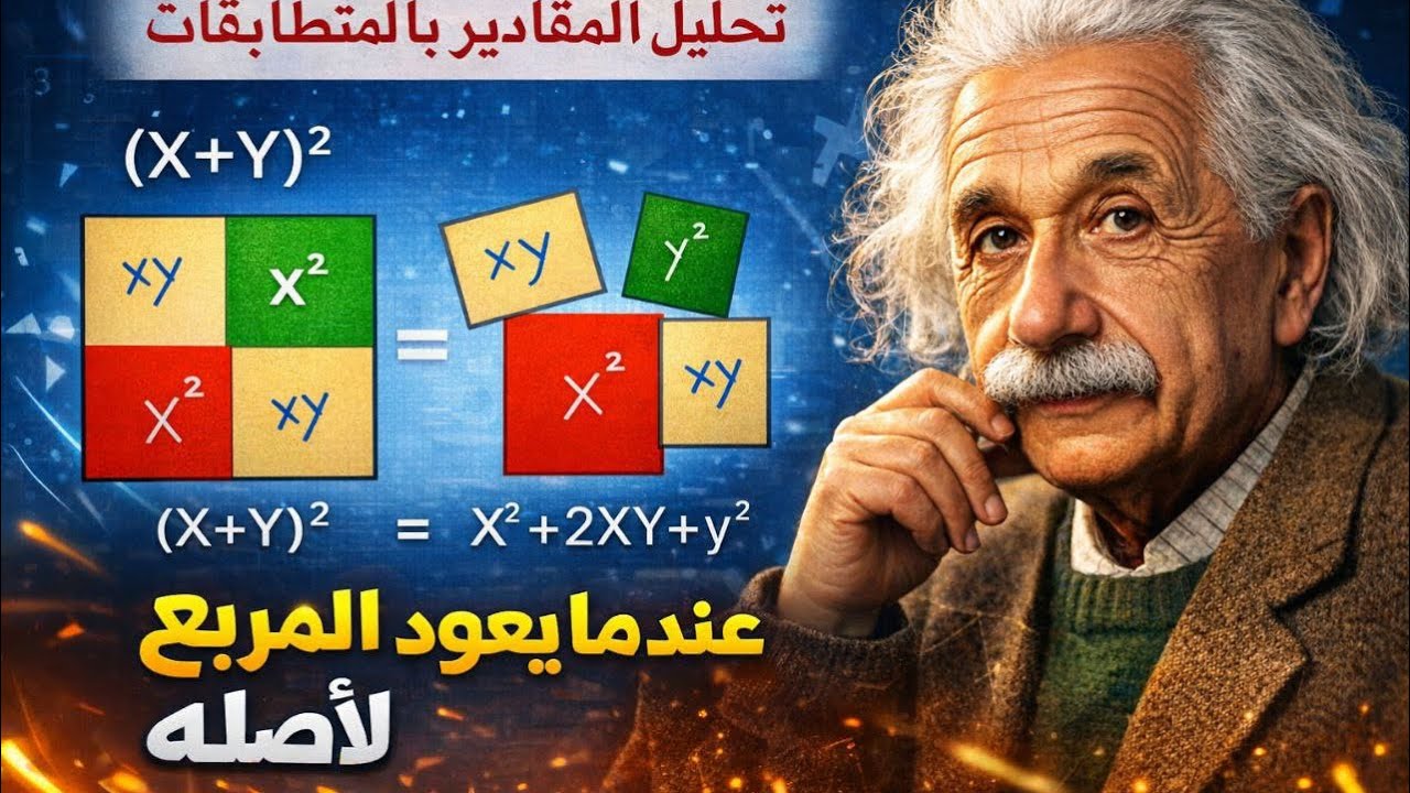 رياضيات الثالث متوسط-الفصل الثاني -تحليل المقادير الجبرية بالمتطابقات
