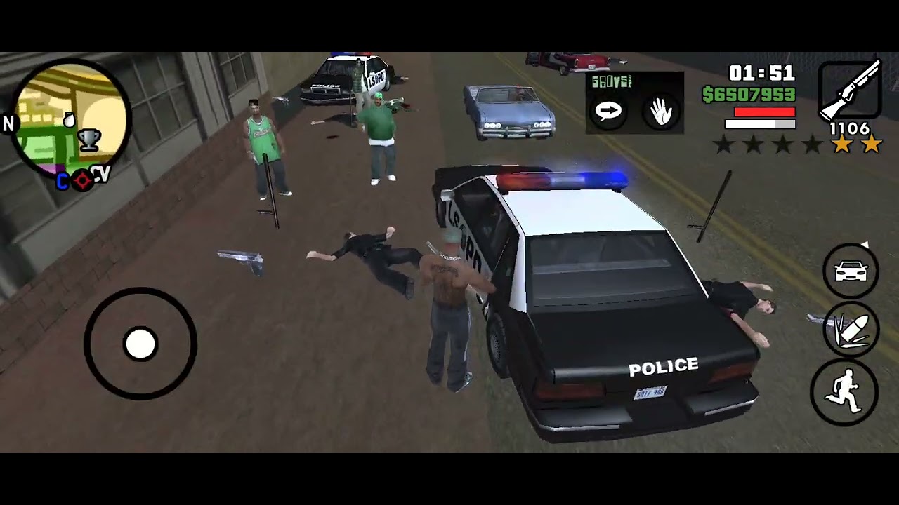 GTA San Andreas Gameplay- CJ was Outnumbered GSF Wars pt.3 👀😮