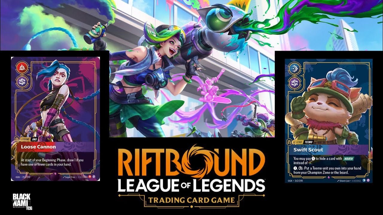 Riftbound TCG - Origins - Jinx VS Teemo - Outpost Gamecenter 