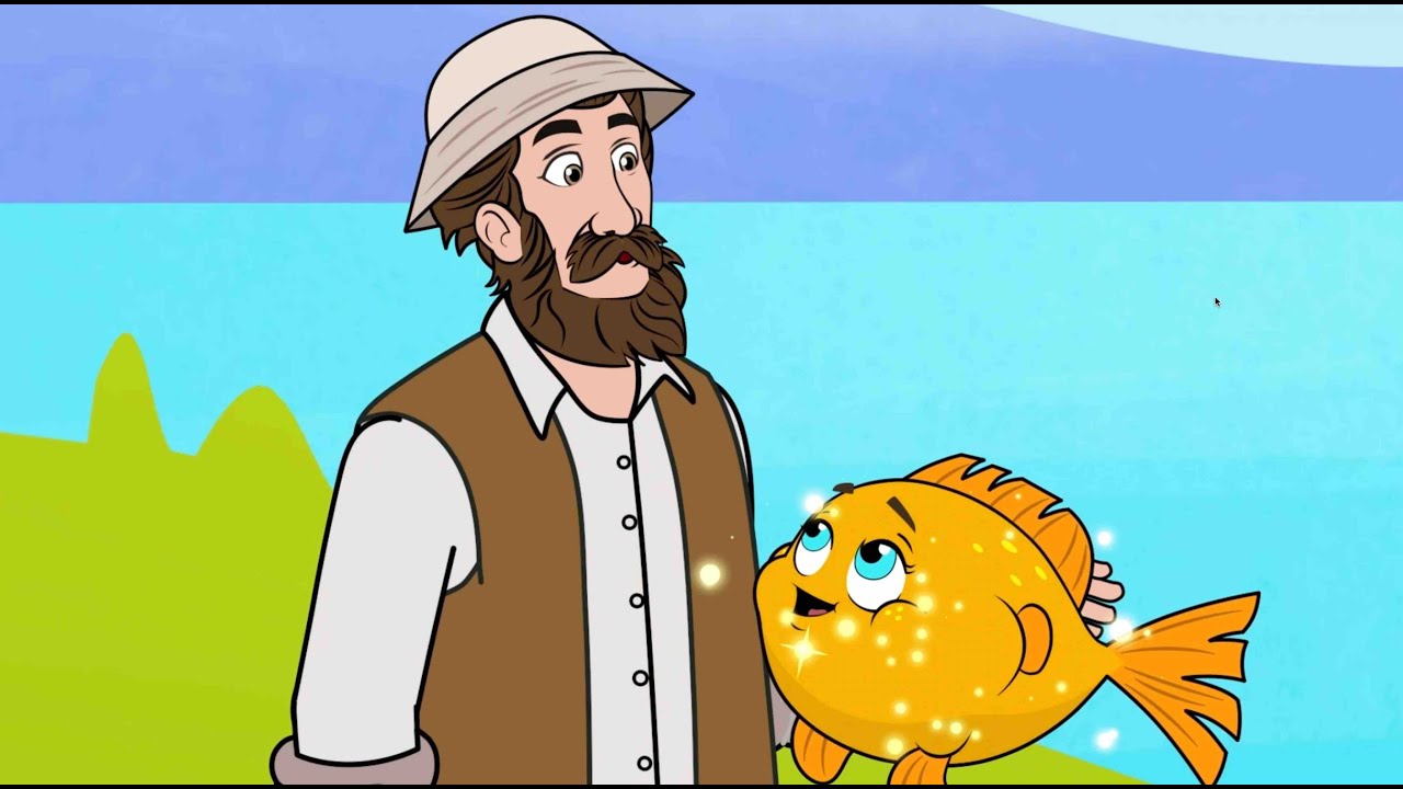 O Pescador e Sua Mulher | Conto | Desenho Animado Infantil com @OsAmiguinhosTV
