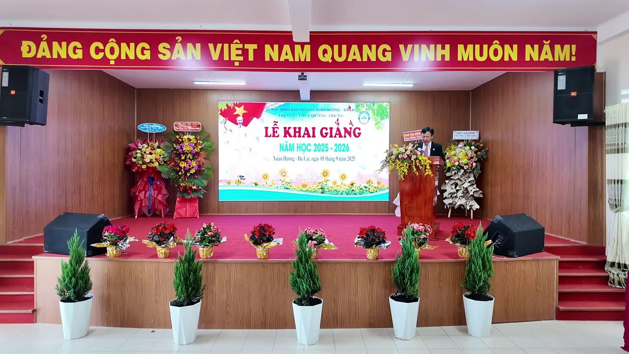 LẾ KHAI GIẢNG NĂM HỌC 2025-2026 TRƯỜNG THCS QUANG TRUNG