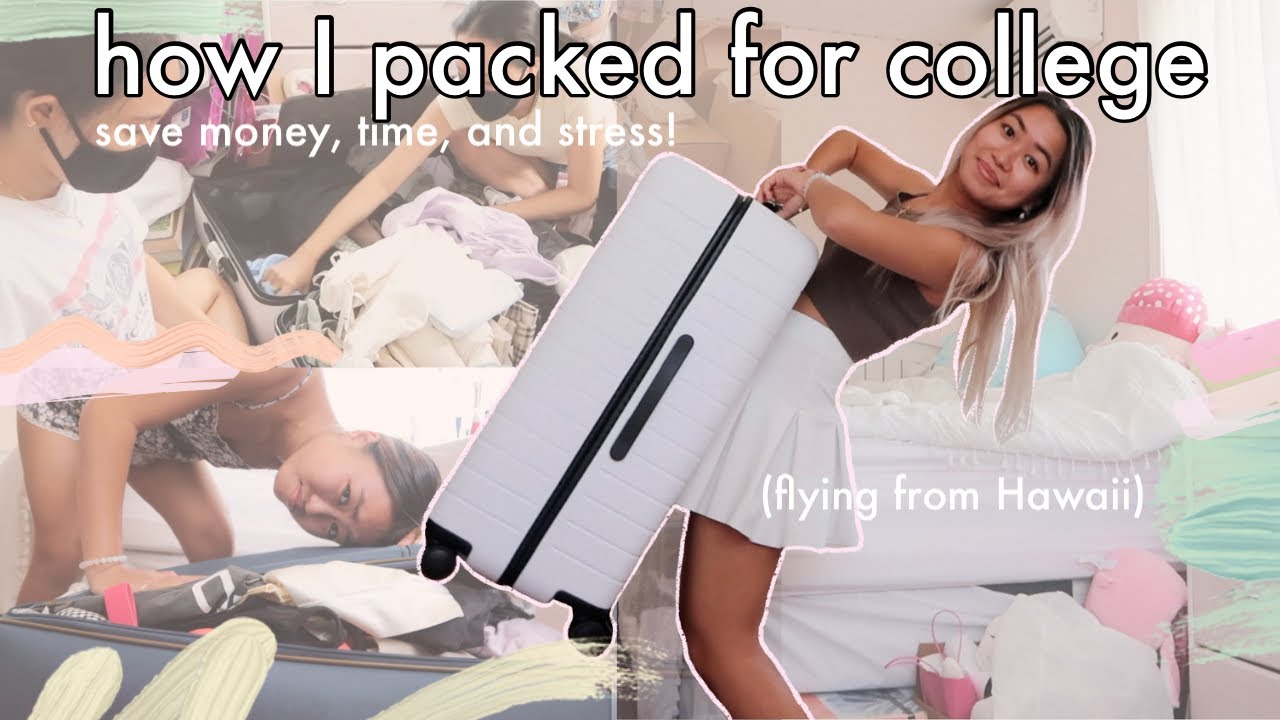 how i packed for college like a pro (flying edition: from hawaii)