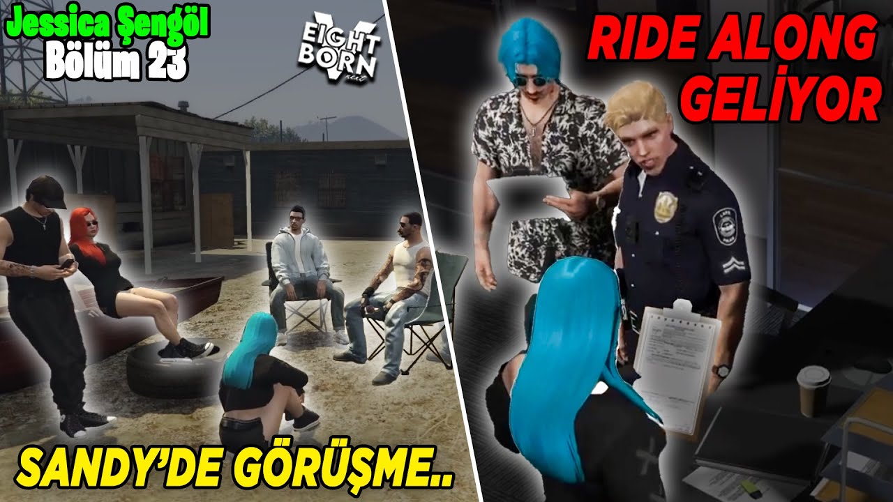 RIDE ALONG GELİYOR! EightBornV Next | Jessica Şengöl 23. Bölüm GTA 5 FiveM