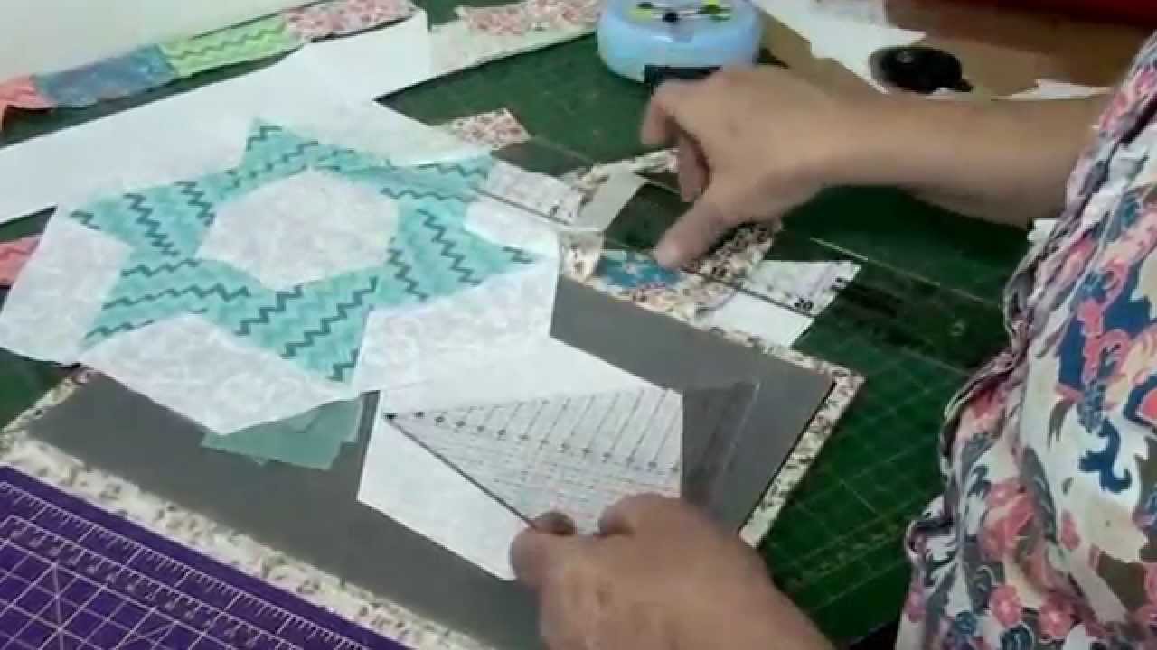 Tia Lili Patchwork: cortando hexágonos perfeitos sem molde!