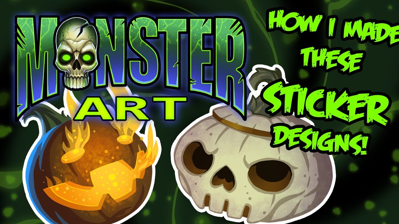 How I Made These Sticker Designs!