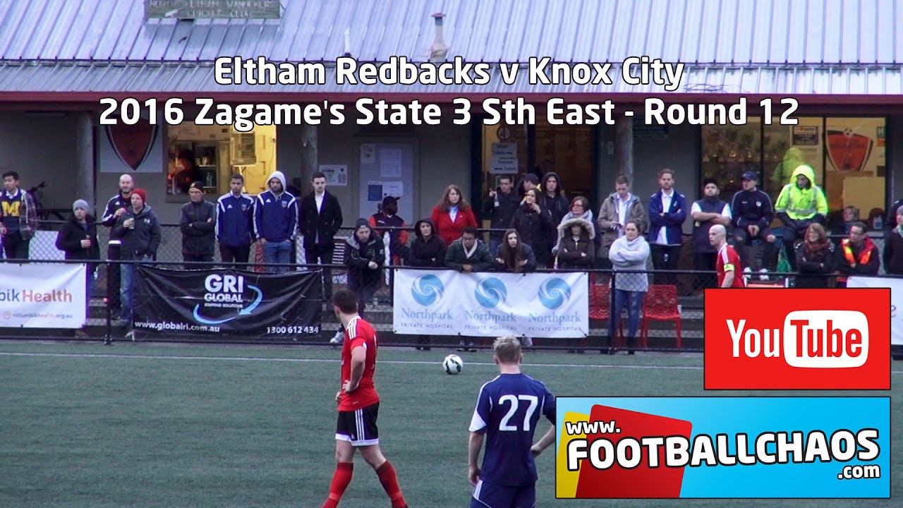 2016 State 3 SE Rd 12 - Eltham Redbacks v Knox City