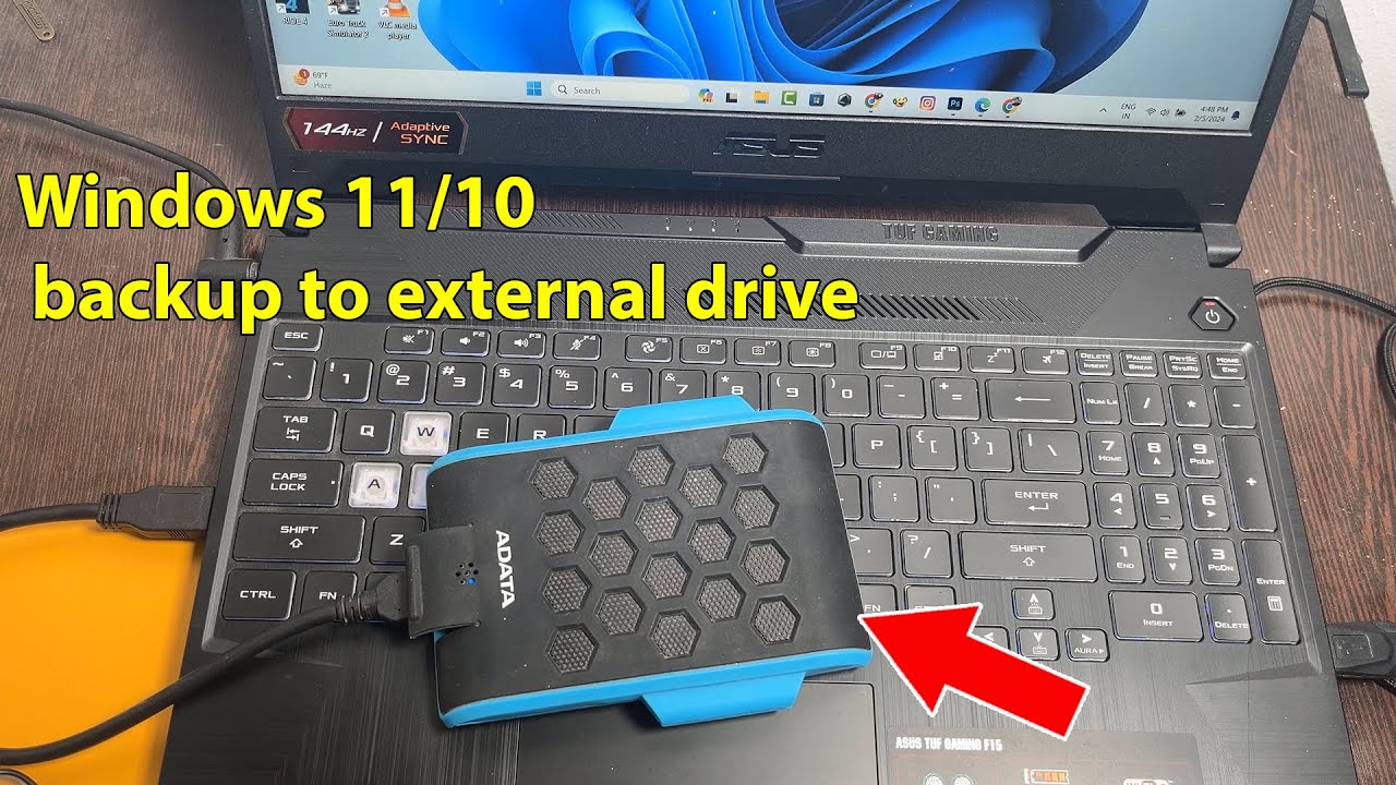 Как сделать резервную копию ноутбука на внешний жесткий диск Windows 11