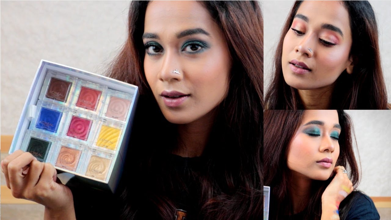 Loreal Colour Queen Eyeshadows Review + Day and Night Makeup Look