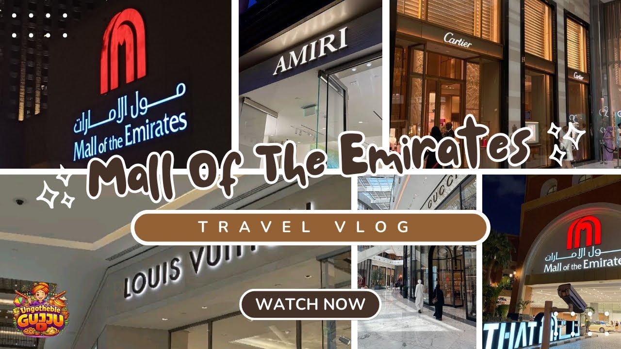 Inside Dubai’s Luxury Mall | Mall of the Emirates Vlog 🛍️✨