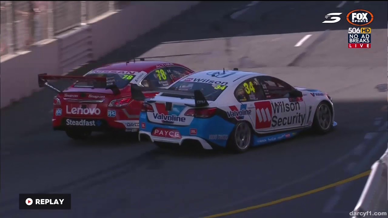 Muscat Shows Us How To Crash Race 2 | Supercars - Gold Coast 2017